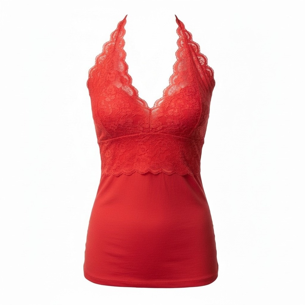 Y2k Babydoll P. LUCA Milano‎ Whimsigoth Women's size Medium Romantic Halter Top